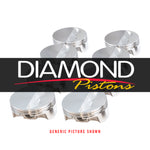 Diamond SB Chevy Dish Piston Set | 4.040" Bore 3.480" Stroke